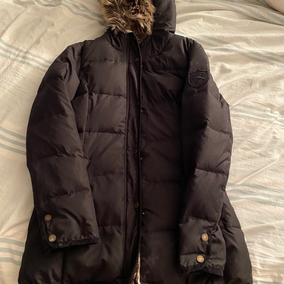Faux Fur Trim Down & Feather Fill Parka - Picture 2 of 5